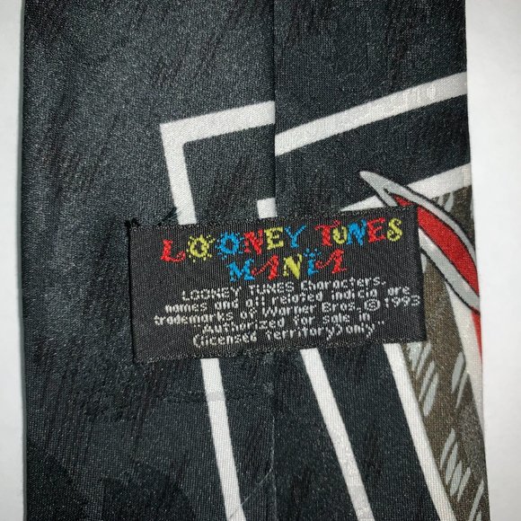 Vintage Looney Tunes Bugs Bunny Tweety Tie - Picture 5 of 5
